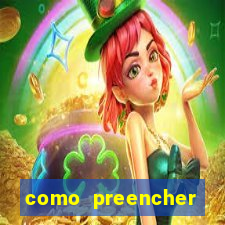 como preencher recibo de pagamento